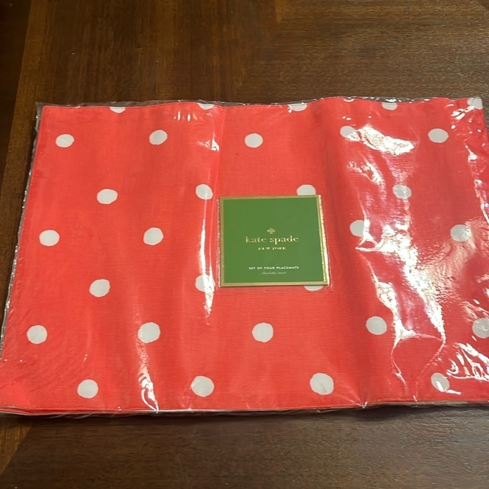 Kate Spade set of four placemats